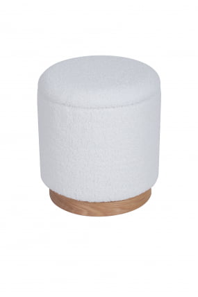 Пуф с ящиком Долли С тедди Белый / S_1