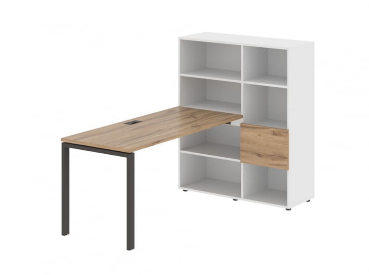 Рабочая станция ЕДИС ЕУРСТ 1115 Дуб Денвер светлый Мокко Белый / EDIS EURST_0