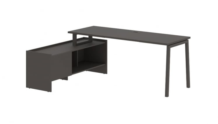 Стол с тумбой ЕДИС ЕЛCТ 19614 Мокко / EDIS ELCT_0