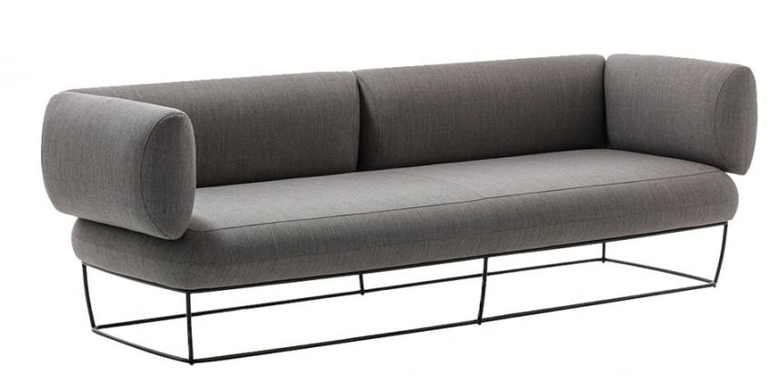 Диван трехместный подлокотник левый Деми А-17/10_0