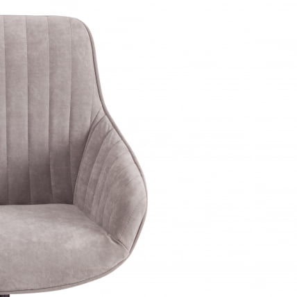 Кресло офисное ДУБЛИН велюр Cлермон, св. -серый, 60 / DUBLIN Clermon,_5