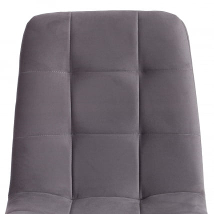 Стул CХИЛЛЙ МАКС Велюр/металл , 45 х 54 х 90 см , темно-серый/черный / CHILLY MAX_6