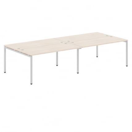 Стол четырехместный КСТЕН-С КСВСТ 3214 Бук тиара/серый / XTEN-S XWST_0