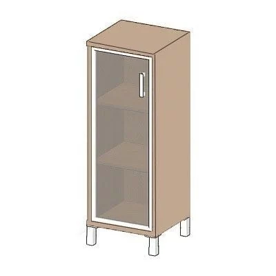 Стеллаж стекло тонированное В421.8 Р Дуб девон / R_0