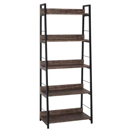 Стеллаж на металлокаркасе БРАБИКС ЛОФТ СХ-003 Мореный дуб / BRABIX LOFT SH-003_3