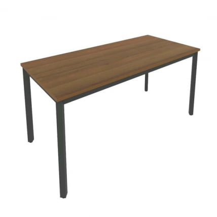 Стол письменный на металлокаркасе СЛИМ СЙСТЕМ С.СП-6 Орех-Антрацит / SLIM SYSTEM_0