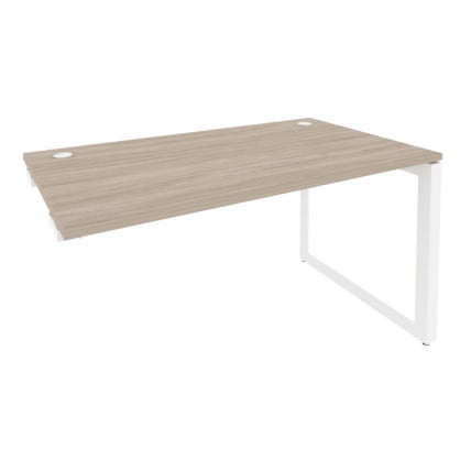 Стол-приставка на О-образном м/к к опорным элементам ОНИКС О.МО-СПР-3.8 Дуб Аттик/Белый / ONIX O.MO-SPR-3.8_0