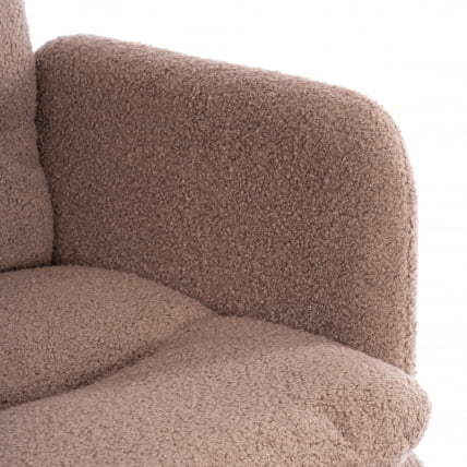 Кресло Довер хром букле, коричневый, барни кокоа / Dover barni cocoa_7