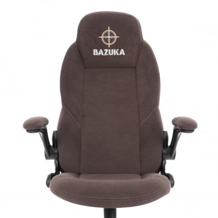 Кресло геймерское БАЗУКА металБЛ велюр, коричневый, 6 / BAZUKA metalBL_5