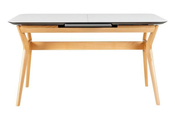 Стол раскл. Нарвик Гласс 120-150 Аутоматиc Натур/Лигхт матте гласс / Glass Automatic Natur/Light matte glass_11