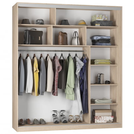 Шкаф-купе Б-220х200х60-1(ЯШТ-ЯШС-Д7Д8Д7) / B-220х200х60-1(ЯШТ-ЯШС-D7D8D7)_1