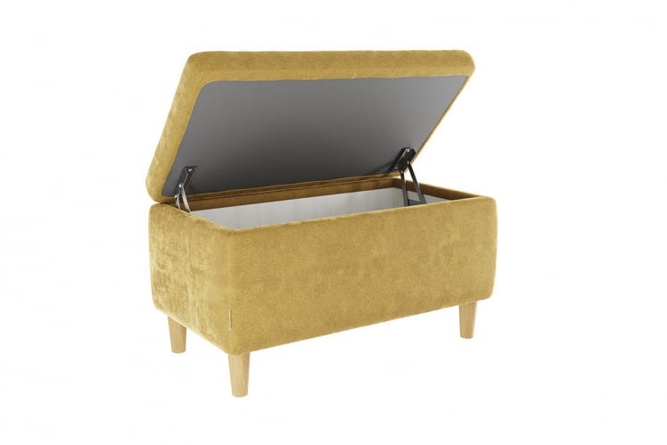 Пуф Чарли 2 ПМ-004.2 медовый (велюр) / PM-004.2_1