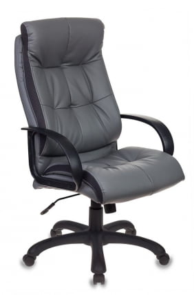 Кресло руководителя Бюрократ CХ-824Б/ЛГРЕЙ серый искусственная кожа / CH-824B/LGREY_0