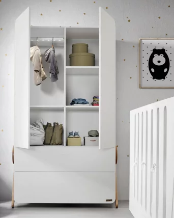 Шкаф Микуна Свинг А-1835 Вхите/Ватервоод / Micuna Swing A-1835 White/Waterwood_0