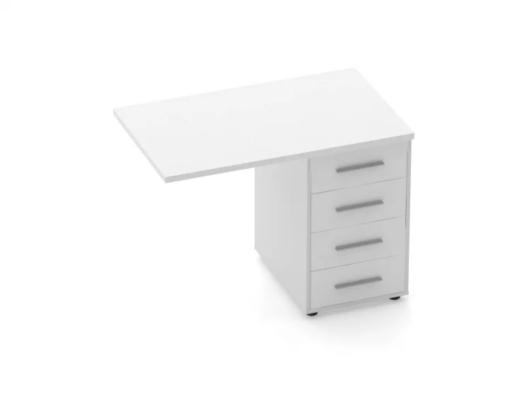 Тумба приставная Дека 9.05.10 Белый / Deka_0