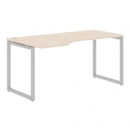 Стол письменный левый КСТЕН-К КСКCЕТ 169 Л Бук Тиара Алюминий / XTEN-Q XQCET L_0