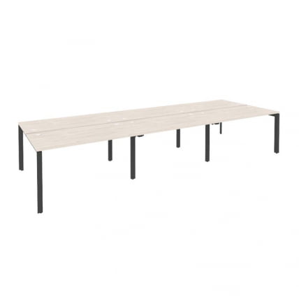 Рабочая станция на П-образном м/к ОНИКС О.МП-Д.РС-6.3.7 Денвер Светлый/Антрацит / ONIX O.MP-D.RS-6.3.7_0