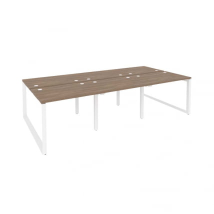 Рабочая станция на О-образном м/к ОНИКС О.МО-Д.РС-6.1.7 Дуб Аризона/Белый / ONIX O.MO-D.RS-6.1.7_0