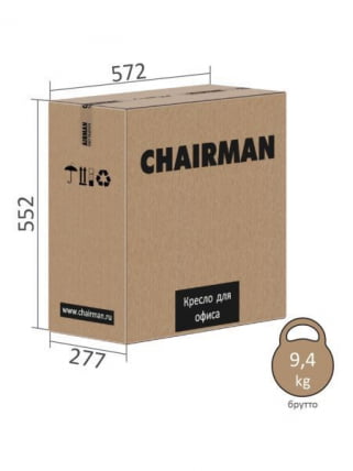 Офисное кресло CХАИРМАН 033 велюр Черный / CHAIRMAN_10