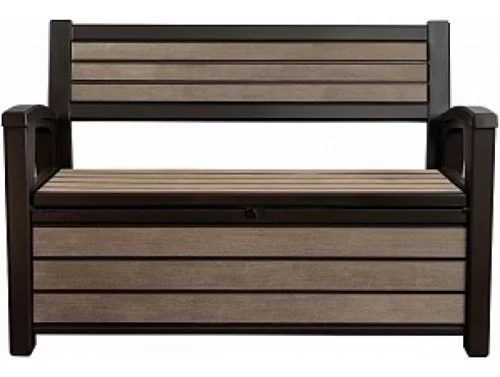 Скамейка ХУДСОН СТОРАГЕ БЕНCХ 227 Л Коричневый/Антрацид / HUDSON STORAGE BENCH L_0