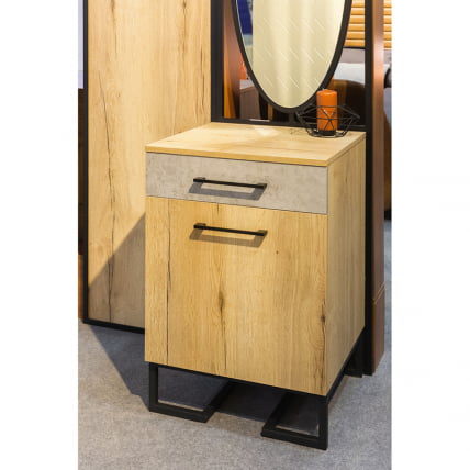 Тумба для обуви с ящиком Лофт (ТОЯ) Дуб натур/Бетон / Loft_7