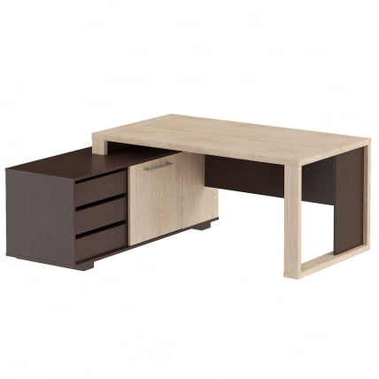 Стол руководителя АCТ 1716 Л Дуб Девон / ACT L_0