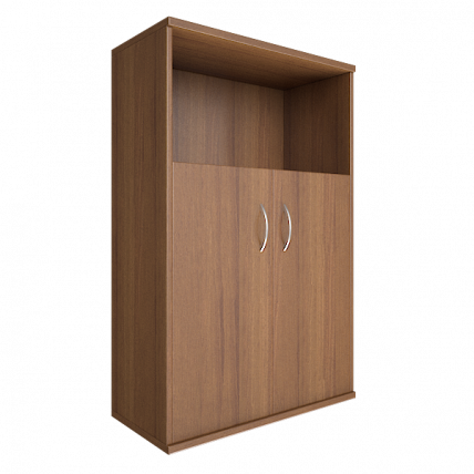 Шкаф средний широкий Рива А.СТ-2.1 Орех Гварнери / Riva_0