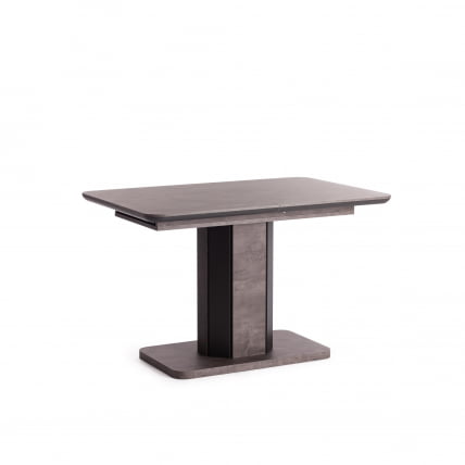 Стол обеденный СКАТ ЛДСП/МДФ, 120-160х80х75 см, Оникс/Графит / SKAT_3