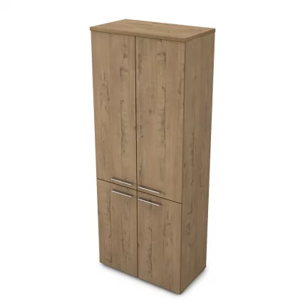 Шкаф высокий ГЛОСС ЛИНЕ 9НШ.005.5 Теаквоод / GLOSS LINE Teakwood_0