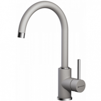 Смеситель Омоикири Шинагава-Гр/Латунь/Гранит/Ленинград Грей / Omoikiri Shinagawa-Gr/Латунь/Гранит/Leningrad Grey_0