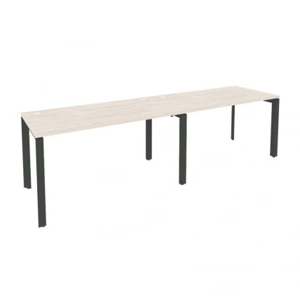 Рабочая станция на П-образном м/к ОНИКС О.МП-РС-2.3.7 Денвер Светлый/Антрацит / ONIX O.MP-RS-2.3.7_0