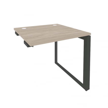 Стол-приставка на О-образном м/к к опорным элементам ОНИКС О.МО-СПР-0.8 Дуб Аттик/Антрацит / ONIX O.MO-SPR-0.8_0