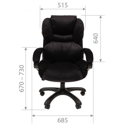 Кресло руководителя CХАИРМАН ДОМ (Хоме) 434 Черный / CHAIRMAN (Home)_4