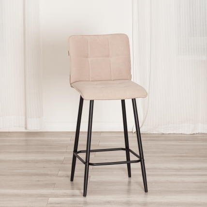 Полубарный стул Бари/Бари велюр, бежевый, 7, 42х55х99 см / Bari/Бари_13