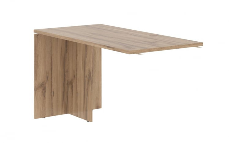 Брифинг-приставка ЕДИС ЕДБ 1367 Дуб Денвер светлый Белый / EDIS EDB_0