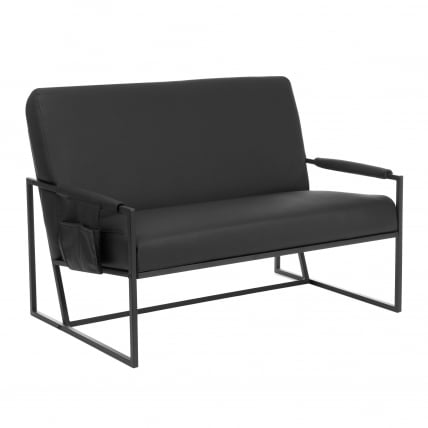 Диван Чарли ЛУКС Д/Чарли Люкс экокожа , Шарп Черный / Charli LUX Sharp_0