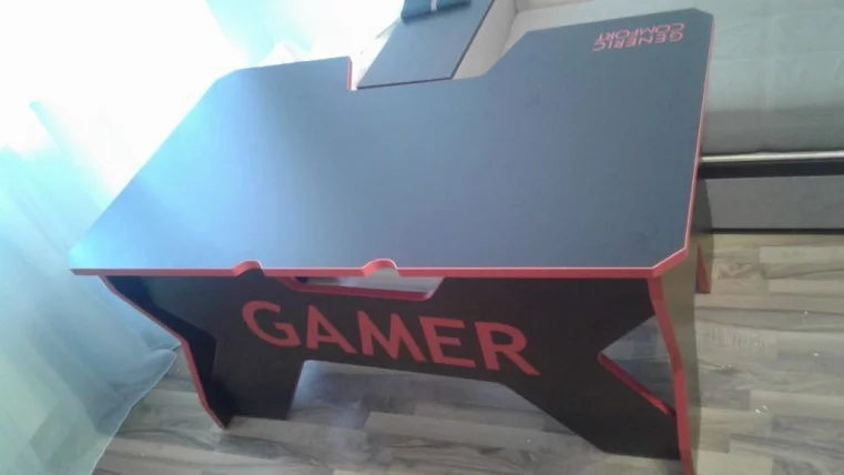Стол геймерский Генериc Комфорт Гамер2/Н/Р Красный Черный / Generic Comfort Gamer2/N/R_7