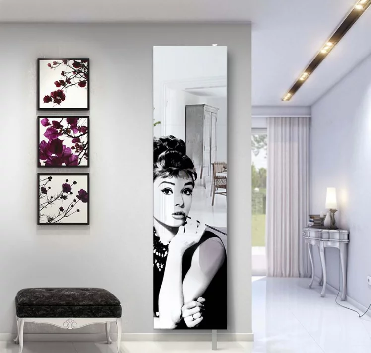 Поворотный зеркальный шкаф Дриве СП Арт Белый / Drive SP Art_2