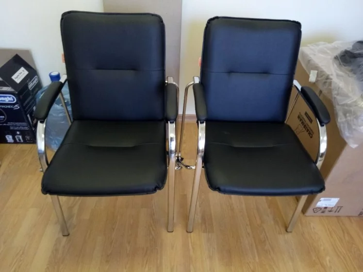 Кресло посетителя CХАИРМАН 850 Терра 118 черный / CHAIRMAN Terra_11