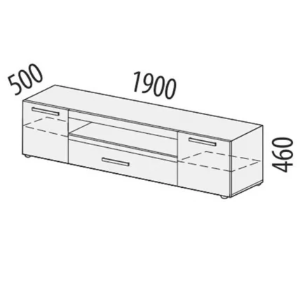 ТВ-тумба Фреска 66.02_1