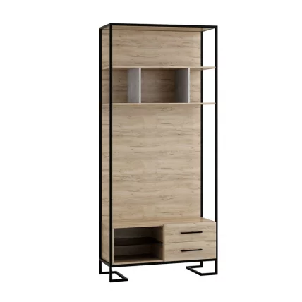 Стеллаж Лофт под ТВ Дуб натур / Loft_0