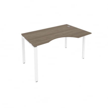 Стол письменный МЕТАЛ СЙСТЕМ Б.СА-2 Пр Вяз/Белый / METAL SYSTEM_0