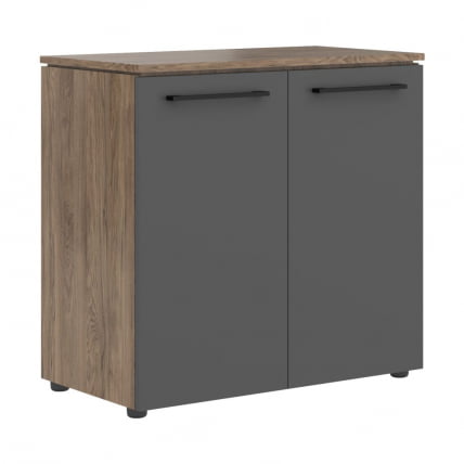 Шкаф с глухими малыми дверьми МОРРИС ТРЕНД МЛC 85.1 Антрацит Кария Пальмира / MORRIS TREND MLC_0