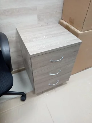 Тумба подкатная с 3-мя ящиками Твин 14.10.10 Дуб Верцаска / Twin_2