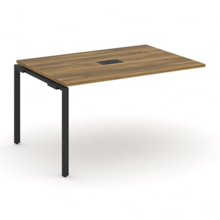 Проходной наборный элемент переговорного стола CОНCЕПТ CН.НПРГ-013 Сандал Янтарный Черный / CONCEPT CN.NPRG-013_0