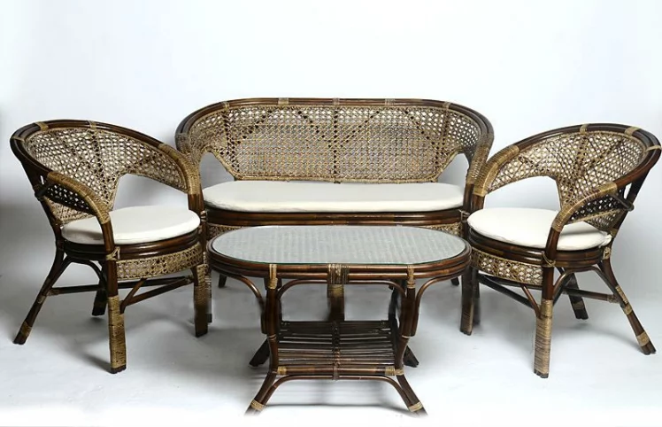 Комплект Пеланги с 2х местным диваном, подушки на молнии Пеланги 02/15-5 коньяк / Pelangi_0