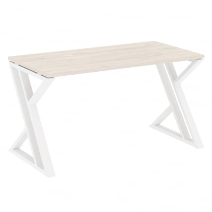 Стол рабочий ЛОФТ ВР.Л-СРЗ-3.7 Металл белый Денвер светлый / LOFT VR.L-SRZ-3.7_0