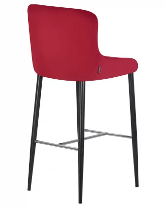 Стул барный ДОБРИН CХРИСТИАН 75 Бордовый велюр В108-85 / DOBRIN CHRISTIAN V108-85_3