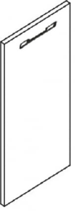 Дверь ЛДСП для стационарной тумбы ЙАЛТА ЛТ-Д5 Пр Вяз Благородный / YALTA LT-D5_1