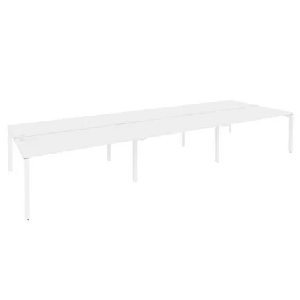 Рабочая станция на П-образном м/к ОНИКС О.МП-Д.РС-6.4.8 Белый Бриллиант / ONIX O.MP-D.RS-6.4.8_0